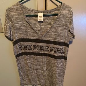 Pink short sleeve shirt